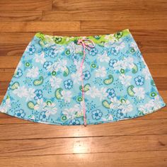 Floral Print, Length 16” Tropical 2000s, Y2k Denim Skirt, Tropical Aesthetic, Girls Denim Skirts, Mini Denim Skirt, Fabulous Outfits, Blue Jean Skirt, Jean Mini Skirts, Swim Skirt