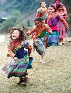 two girls in colorful dresses are running with the caption, every race matters matters