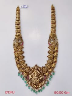 Antique Haram Designs Gold, 2 In 1 Necklace, Nakshi Jewellery, Antique Haram, Gold Engagement Ring Vintage, Fashion Jewelry Necklaces Gold, Blue Blouse Designs