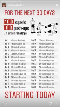 a poster with instructions on how to do squats for the next 30 days