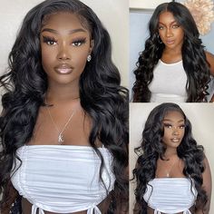 Raw Material: 100% Virgin Human Hair, 10A Grade, No Really Shedding, No Tangle, No Bad Smell.Hair Color: Natural Black ColorWig Density: 150%-200% DensityHair Length: 10 inch - 36 inch are availableWig Cap Size/ Circumference: 22.5 inches(54-58 cm)Texture: Body Wave Hair, Natural Hairline, Soft, Comb Easily, Can Re-style, and Color well.Lace Net: 13x4 Inch Swiss lace wig, HD Transparent Lace, Pre-plucked with Baby Hair, Natural Hairline,Pack: 1 Piece Hair Body Wave Hair 13x4 Lace Front Wig Brazilian Hair Bundles, Remy Hair Wigs, Dark Makeup, Wave Hair, Hrithik Roshan, Hair Quality