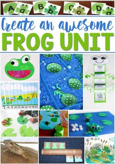 frog unit activities and crafts for kids