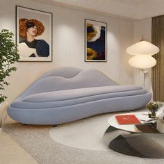 an inflatable couch is sitting on the floor