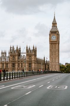 the big ben clock tower towering over the city of london