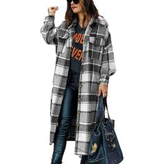 Tartan Shirt, Plaid Shacket, Womens Flannel Shirt, Plaid Outfits, Gingham Shirt, Trendy Shirts, Long Sleeve Plaid, Plaid Jacket, Sweaters And Jeans