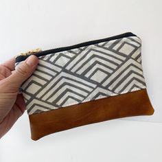 Fun and functional coin purse/mini makeup bag! These coin purses are perfect for all small treasures that need to stay zipped away! Such as cards, cash, coins, makeup or cell phones. Also makes great and use-able gift card holders! Made with 100% cotton fabric and lined with a sturdy interfacing fleece and vinyl.  Interior is a coordinating print based on availabilty. Message me for a custom interior.  Approx. dimensions are 7" wide by 4.5" tall.  Metal Zipper Makes great bridesmaid, mother's day, graduation, teacher thank-you gifts!  For more bags and accessories, click here: https://www.etsy.com/shop/SeptemberSkye?ref=l2-shopheader-name Graduation Teacher, Vinyl Interior, Mini Makeup Bag, Purse White, Thank You Teacher Gifts, Custom Interior, Mini Makeup, Wallet Gifts, Coin Purses