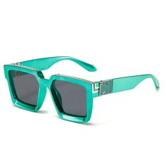 Glasses For Men, Cool Sunglasses, Blue Frames, New Classic