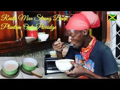 a man eating food out of a bowl