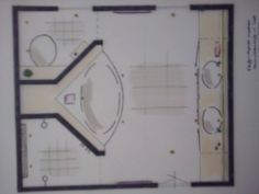 an overhead view of a floor plan for a baseball stadium