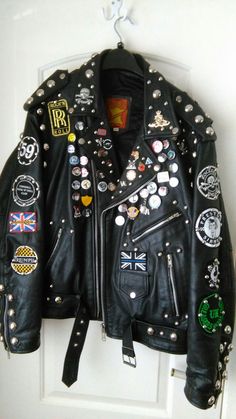 Punk Rock Leather Jacket, 80s Punk Jacket, Punk Style 70s, Punk Jacket, Punk Rock Denim Jacket, Metalhead Battle Jacket