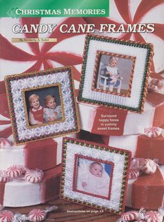 the cover of christmas memories candy cane frames