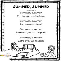 a coloring page with the words summer, summer and i'm so glad you're