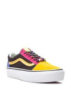 Find VANS Old Skool Platform Beads Sneakers on Editorialist. multicolour rubber colour-block panelled design round toe front lace-up fastening branded insole flat rubber sole These styles are supplied by a premium sneaker marketplace. Stocking only the most sought-after footwear, they source and curate some of the most hard to find sneakers from around the world. Vans Lace-up Canvas Shoes, Multicolor Skate Shoes With Rubber Sole For Streetwear, Multicolor Rubber-sole Skate Shoes For Streetwear, Multicolor Lace-up Platform Sneakers With Vulcanized Sole, Multicolor Lace-up Synthetic Skate Shoes, Multicolor Synthetic Lace-up Skate Shoes, Multicolor Low-top Platform Sneakers With Vulcanized Sole, Trendy Multicolor Lace-up Custom Sneakers, Trendy Multicolor Sneakers With Vulcanized Sole