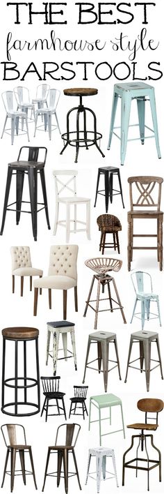 the best farmhouse style barstools for your kitchen or dining room are up to date