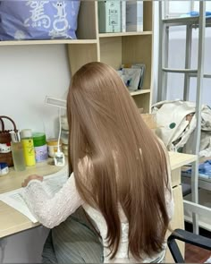 Long And Shiny Hair, Long Healthy Shiny Hair, Healthy Hair Light Brown, Long Straight Shiny Hair, Long Hair Silky, Long Healthy Hair Blonde, Healthy Dark Blonde Hair, Long Glossy Hair, Healthy Long Hair Aesthetic