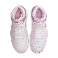 WMNS Air Jordan 1 Mid 'Valentine's Day' DR0174-500 Jordan 1 Mid Valentines Day, Logo Wings, Jordan Model, Jordan 11 Retro Low, Womens Air Jordans, Air Jordan 11 Retro, Wings Logo, Jordan 11 Retro, Air Jordan 6