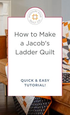 Watch this DIY tutorial for a Traditional Jacob's Ladder Quilt. Jenny Doan demonstrates how to make a traditional Jacob's Ladder quilt using 5 inch squares of precut fabric Jacob’s Ladder Quilt Pattern, Jacob Ladder Quilt Pattern, Jacob’s Ladder Quilt, Jacobs Ladder Quilt Variations, Constellation Quilt, Charm Pack Patterns, Airplane Quilt, Missouri Star Quilt Company Tutorials, Missouri Star Quilt Tutorials