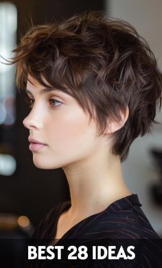 Trendy Short Layered Haircuts, Short Layered Haircuts Women, Short Hairstyle Women Pixie Cut, Short Haircuts With Layers, Short Pixie Haircuts For Women, Short Wavy Pixie, Choppy Pixie Cut, Hair Specialist