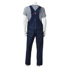 Tackle any job at the worksite with confidence in these men's bib overalls from the brand that does it best, Dickies. In indigo. Click on this MEN'S GUIDE to find the perfect fit and more!Hammer loop9-pocketZipper flyFit & SizingAdjustable strapsCross-over high-back styleFits over bootsFabric & CareCottonMachine washImported Size: 30X30. Color: Blue. Gender: male. Age Group: adult. Overalls Men, Mens Workwear, Bib Overalls, Accessories Style, Bottoms Pants, Unique Fashion, Fabric Care, Work Wear, Age Group