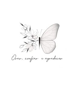 a drawing of a butterfly with the words one, confiar c'gaddare