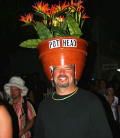 Pot Head Easy Halloween Costumes￼, Halloween For Men Costumes, Easy Diy Halloween Costumes For Men, Halloween Costumes Funny Hilarious, Cool Halloween Costumes For Men, Clever Halloween Costumes For Women, Easy Mens Halloween Costumes, Funny Halloween Costumes For Women, Hilarious Costumes