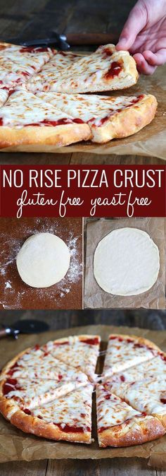 no rise pizza crust is the best way to make homemade pizzas for less than 10 minutes