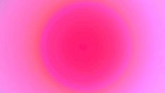 an image of a pink and blue circular object in the middle of a photo, with only one eye visible