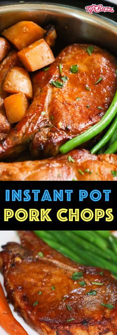 instant pot pork chops with carrots and green beans