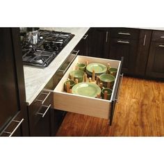 Rev-A-Shelf 4DPS-3021, Medium Drawer Peg System-Wood | CabinetParts.com Drawer Space