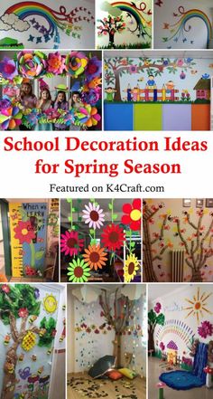 school decoration ideas for spring season