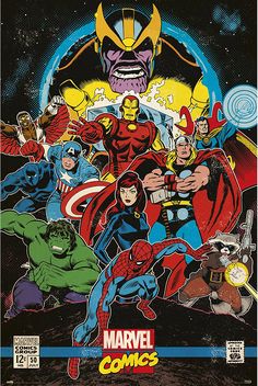 an image of the avengers comics cover