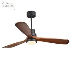 Introducing our 52 Inch Modern Wooden Pendant Fans With Lights, the perfect blend of style and functionality for your home. Elevate your space with this stunning ceiling fan that combines a sleek, modern design with the warm, natural beauty of wood. Crafted with a stainless steel, aluminum, glass, wood, and iron body, this fan exudes durability and elegance. Its wooden finish adds a touch of sophistication, making it a standout piece in any room. Whether you're looking to upgrade your bedroom, l Retro Ceiling Fans, Wooden Ceiling Fans, Wooden Fan, Fans With Lights, Led Lighting Bedroom, Bedroom Pendant, Energy Efficient Lighting, Wooden Pendant, Modern Ceiling Light