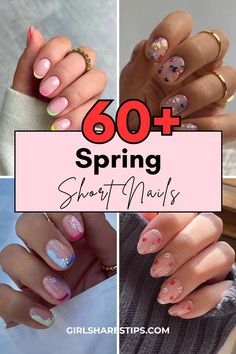 Spring is here—time to refresh your look with 60+ short spring nails ideas! Dive into designs that range from cute pastels to bold reds suitable for any occasion including vacations and date nights. With trends focusing on simplicity and elegance like French tips and glitter accents on almond-shaped or coffin-style nails in both acrylic and gel formats, there’s something for everyone this March, April, May! Let your creativity bloom with colorful floral patterns that express your unique style!