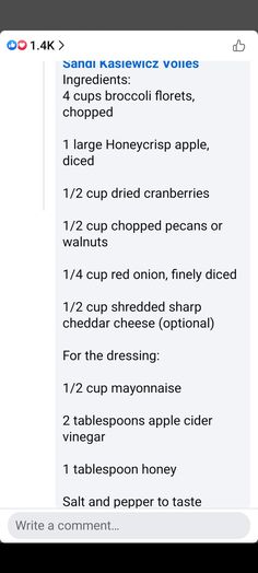 an iphone screen showing the instructions for how to make homemade cheesecakes and other appetizers