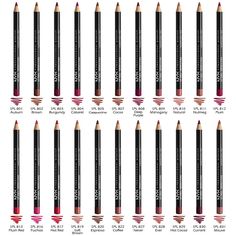 Nyx Cappuccino Lipliner, Nyx Lip Liner Cocoa, Nutmeg Lip Liner, Nyx Lip Liner Shades, Nyx Lipliner Swatch, Nyx Lip Pencil Swatches, La Colors Lip Liner, Nyx Club Hopper Lip Liner, Nix Lip Liner