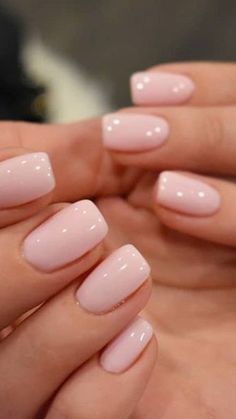 Business Meeting Nails, Pale Nail Ideas, Squoval Neutral Nails, Work Nails Professional Summer, Short Acrylic Nail Ideas Classy, Squoval Gel X Nails, February 2023 Nail Trends, Gel Nail Colors For Pale Skin, Simple Nail Designs Short Nails Neutral