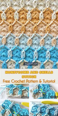 the crochet pattern is featured in this video