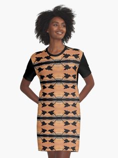 "Sunrise Reflections with Birds - By Avril Thomas" Graphic T-Shirt Dress for Sale by MagpieSprings | Redbubble