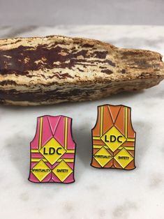 "Local Design Committee LDC Safety Jacket Lapel Pin - this sharp looking colorful JW lapel pin is a great gift for your local LDC brother or sister or for yourself. Rubber clasp makes it easy to remove and put on, stays on tight and will not tarnish. Size: 1\" Materials: Metal with Rubber Clasp" Ldc Gifts, Kerchief Pattern, Cotton Head Scarf, Crochet Kerchief, Safety Jacket, Jw Pioneer Gifts, Steampunk Pendant, Compact Mirror Personalized, Pioneer Gifts