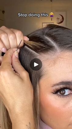 Hair Style Vedio, Hair Hack, Cute Quick Hairstyles, Homecoming Hair Down, Hair Tutorials Easy, Hair Up Styles, Hoco Hair Ideas, Hairdo For Long Hair, Hairstyles Easy