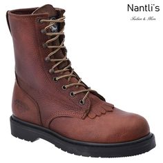 TM-WD0501-455 botas de trabajo para hombre work boots for men nantlis tradicion de mexico Steel Toe Boots, Color Cafe, Wholesale Shoes, Work Shoes, Full Grain Leather, Diamond White, Hiking Boots, Combat Boots