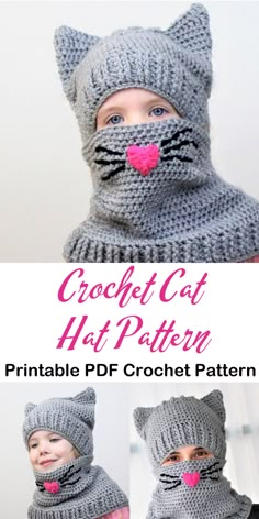 the crochet cat hat pattern is easy to make and looks great for children