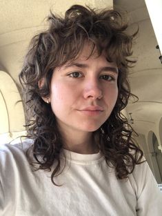 Curly Mullet, Hair Reference, Cut My Hair, Curly Hair Cuts, Grunge Hair, Aesthetic Hair, Wavy Hair