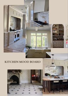 the kitchen mood board is clean and ready for us to use in their new home