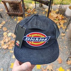 Supreme Dickies Collab Corduroy Hat. New With Tags 10/10 Box Logo Sticker Included Casual Black Corduroy Hat, Winter Corduroy Hat For Streetwear, Streetwear Hats, Supreme Accessories, Corduroy Hat, Country Fashion, Box Logo, Urban Wear, Logo Sticker