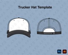 a trucker hat template for adobe