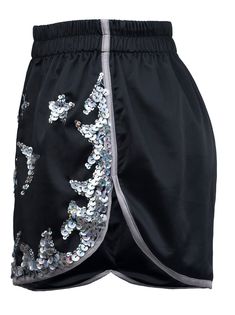 Bring some magic to your wardrobe with our Midnight Stardust Silky Boxer Shorts. Made with soft black dove satin, these retro style boxer shorts feature hand-beaded galaxies of holographic and silver stars. Each star is carefully hand-embroidered, guaranteed to twinkle in the sunlight. The waist is elasticated for a perfect fit and can stretch up to 4" for adjustability. Life deserves to have more magic in it- we can start with our clothes: they speak before we do! If you want a slightly looser Headpiece Accessories, Boxer Shorts, Silver Stars, Soft Black, Stardust, Skirt Pants, Retro Style, Dress Pants, Headpiece