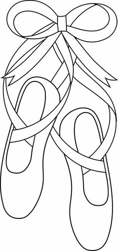 a pair of flip flops with a ribbon tied around the toes coloring page for kids