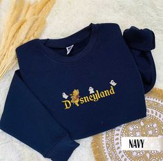 I just added a new item to eBay, Disneyland Halloween Pooh Custom Embroidered Sweatshirt/Hoodie! #eBay #eBaySeller Embroidered Graphics Hoodie For Fall, Embroidered Hoodie For Fall, Fall Hoodie With Embroidered Logo, Fall Custom Embroidery Hoodie Tops, Fall Custom Embroidered Hooded Top, Hooded Top With Custom Embroidery For Fall, Custom Embroidered Sweatshirt, Disneyland Halloween, Embroidered Sweater