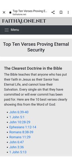 the top ten verses providing external security in the bible, including john 1 19 - 32